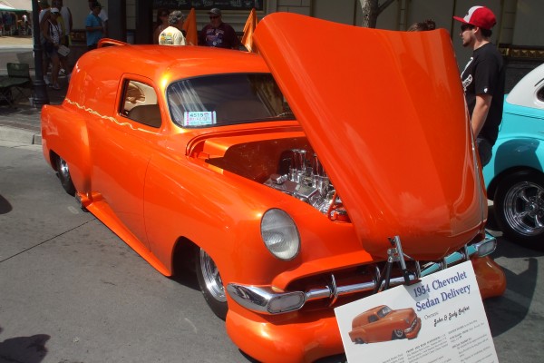 1954 chevy sedan delivery hot rod custom show car