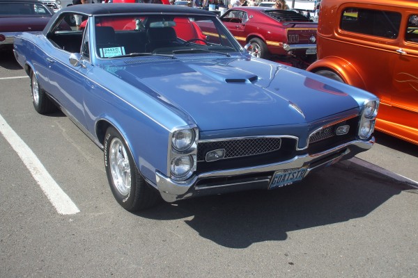 1967 pontiac GTO coupe at Hot August Nights 2013