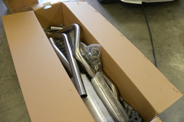 new exhaust system in a box