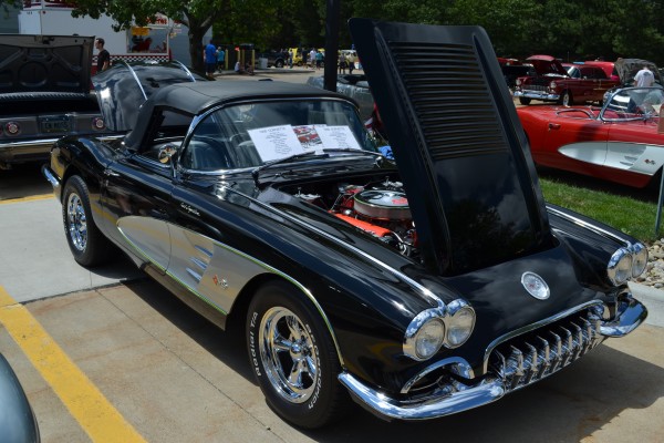 customized c1 chevy corvette at Summit Racing car show, 2013
