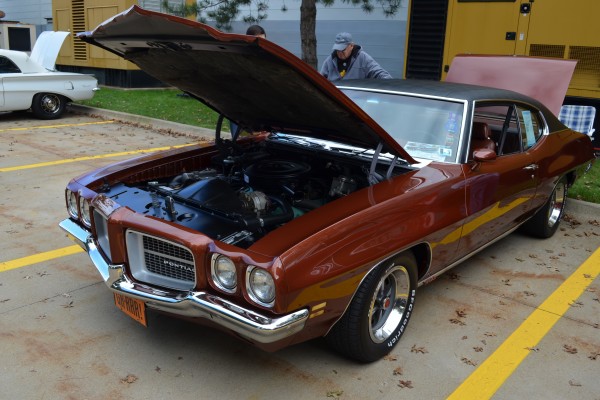 Red brown pontiac tempest fastback coupe