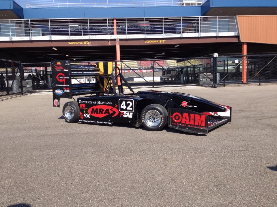 Maryland Formula SAE team race car