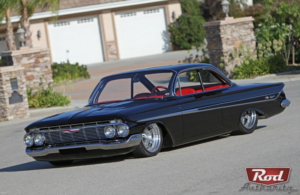front view of a 1961 Chevy Impala Hot Rod