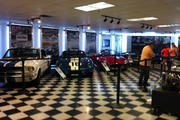 vintage shelby cars at Carrol Shelby museum