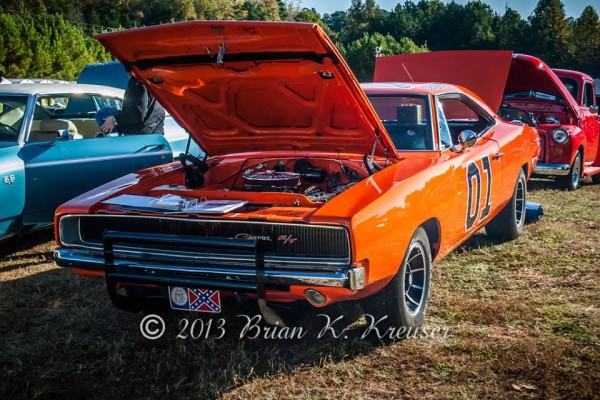 1969 dodge charger r/t with General Lee livery from Dukes of Hazzard TV Show