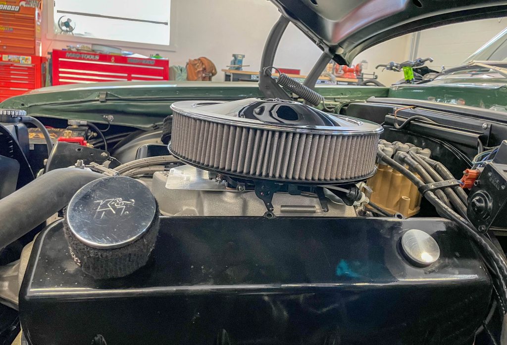3-Inch Tall Air Cleaner on Big Block Chevy in 1969 Nova