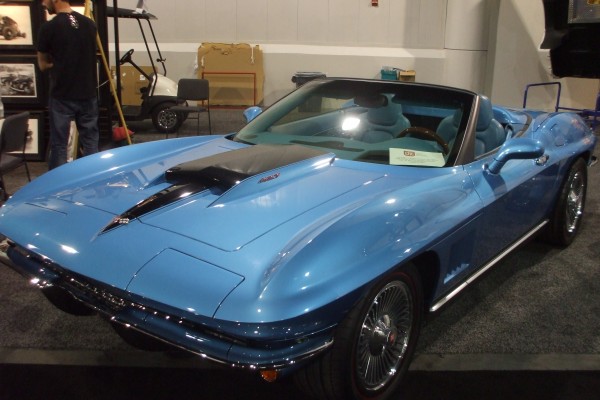 c2 corvette sting ray restmod of a late model corvette chassis