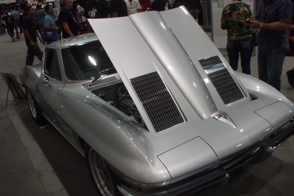1963 Corvette Stingray restomod displayed at SEMA 2013