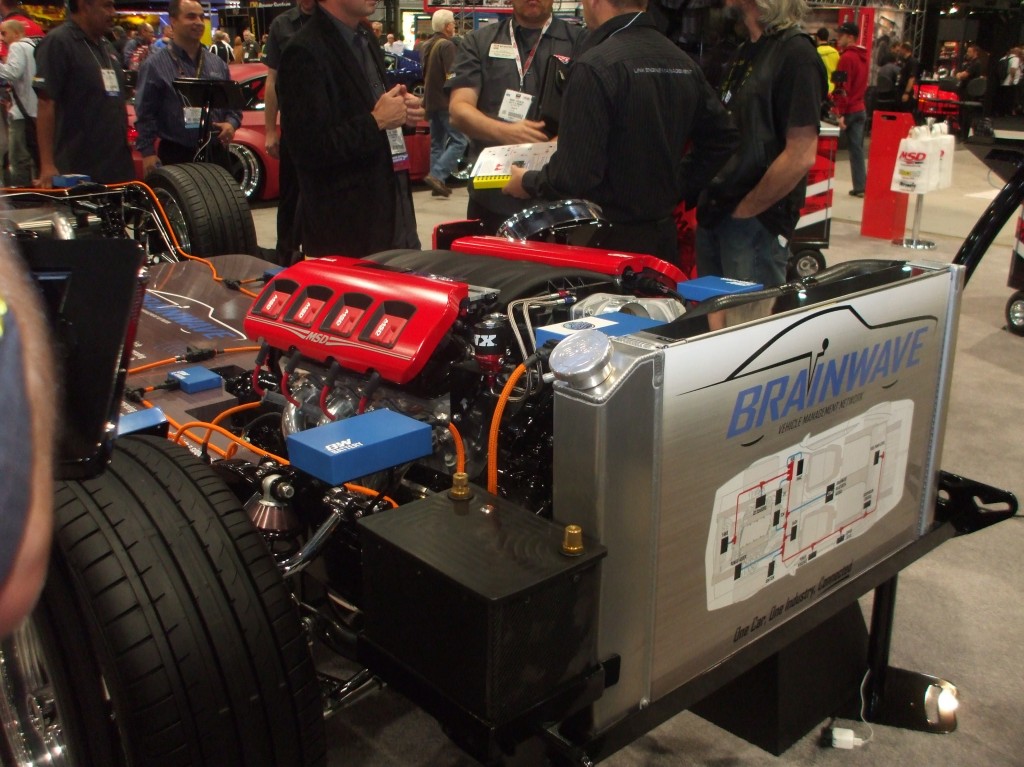 MSD Brainwave display at SEMA 2013