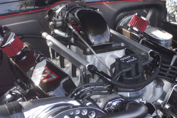 427 engine in a vintage mercury cougar Pro Touring restomod