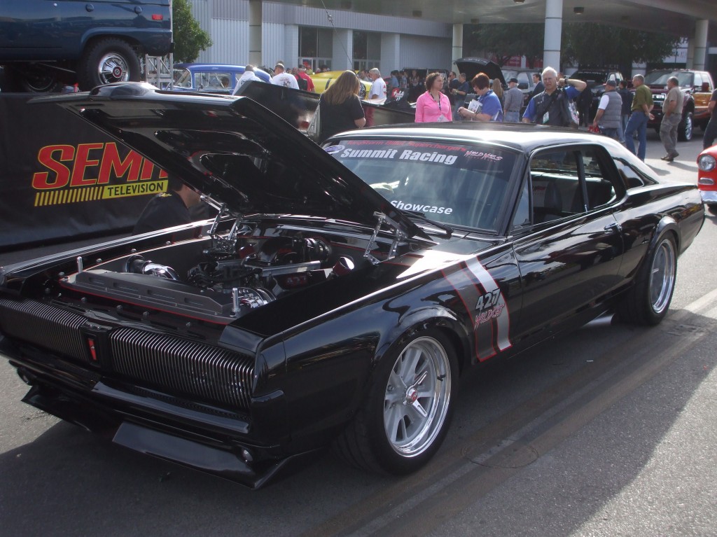 side quarter view of a classic mercury cougar Pro Touring restomod