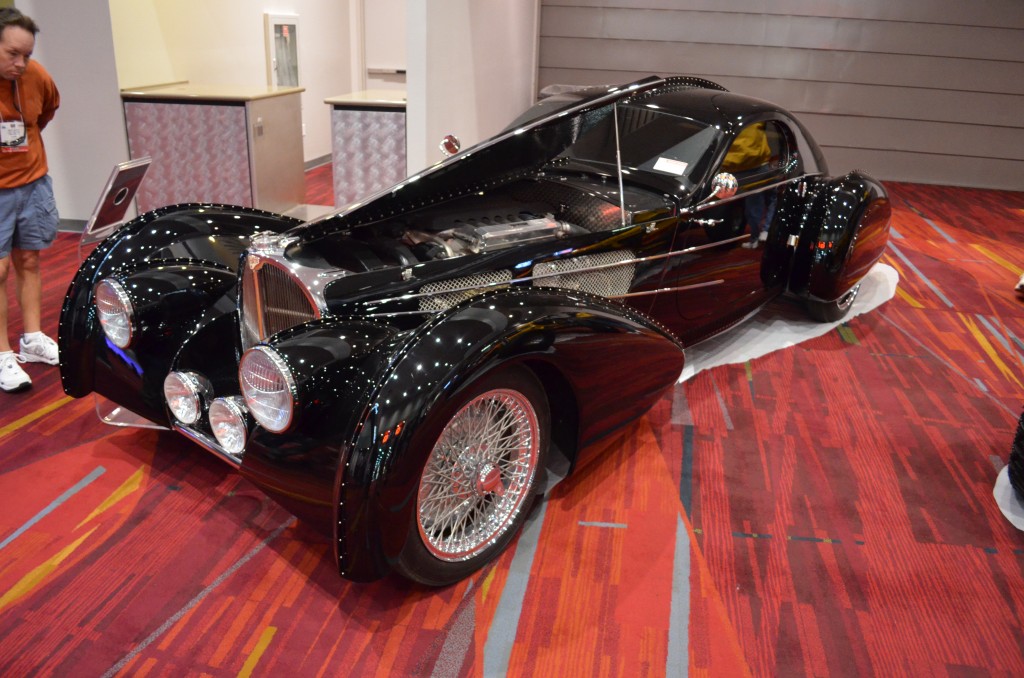 customized European luxury car displayed at SEMA 2013