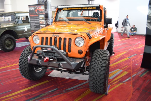 customized jeep jk wrangler displayed at SEMA 2013