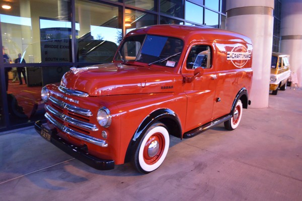 vintage dodge delivery truck in craftsman tool livery
