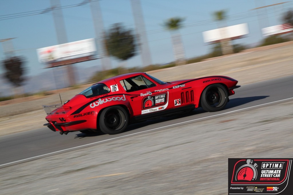 c2 Corvette Sting Ray pro touring autocross car on track