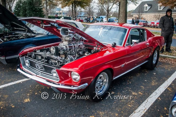ford mustang first gen gt fastback pro street with supercharged v8