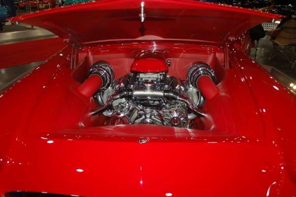 1955 Ford Thunderbird with a custom engine