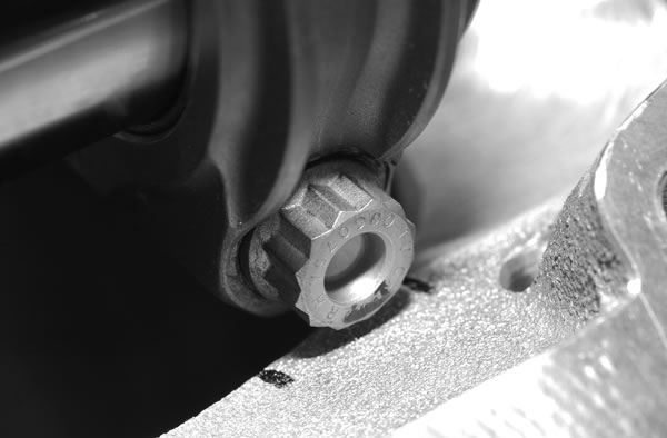 12 point bolt on an engine connecting rod