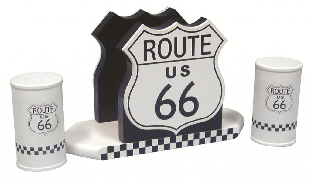 route 66 salt and pepper shakers