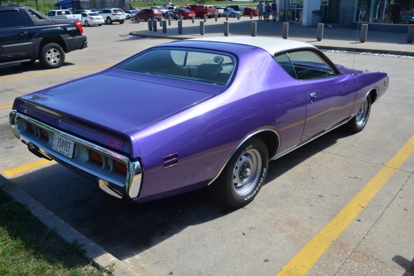 1971 Dodge Charger, rear quarter view