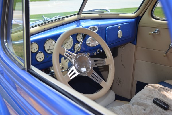 1938 chevy hot rod coupe interior
