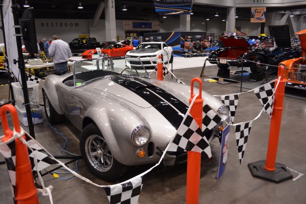 Shelby cobra kit car At Indoor Car Show