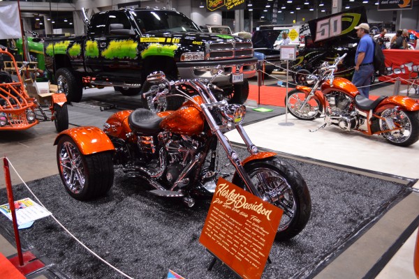 Harley Davidson custom trike conversion