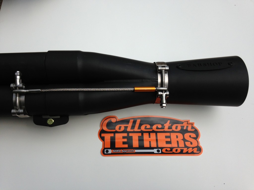 collector tethers installed for a demo