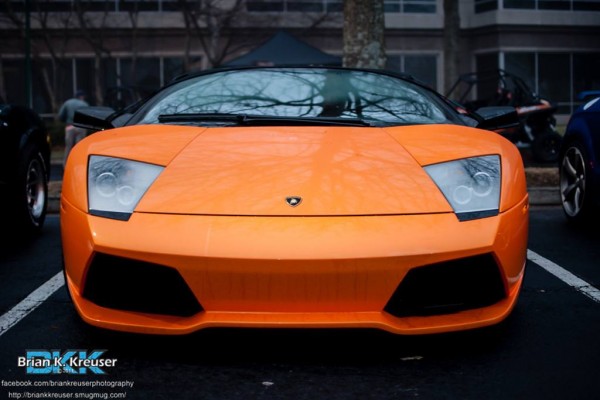 orange Lamborghini