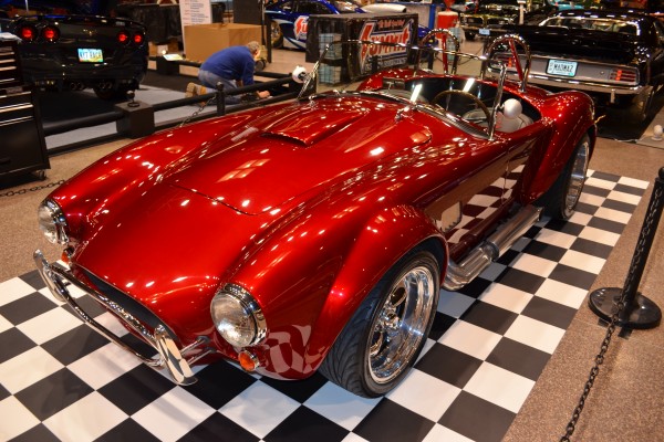 Red Shelby Cobra Kit Car