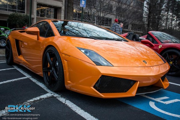 orange Lamborghini