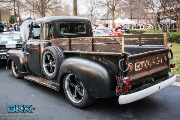 vintage chevy pickup truck stake bed
