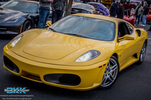 yellow Ferrari