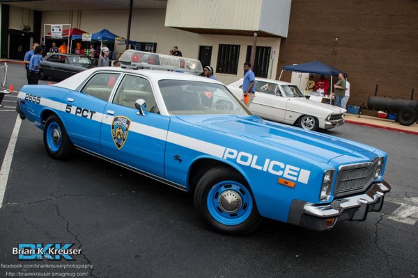 Vintage 1970s Plymouth Fury Sedan in New York City Police Car Livery