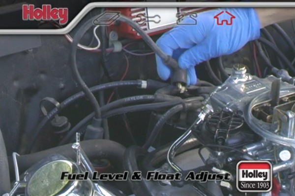 removing ignition wires from an old hot rod