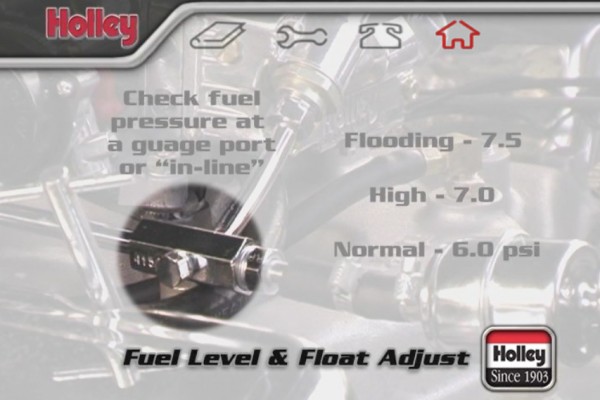 holley carburetor adjustment infographic