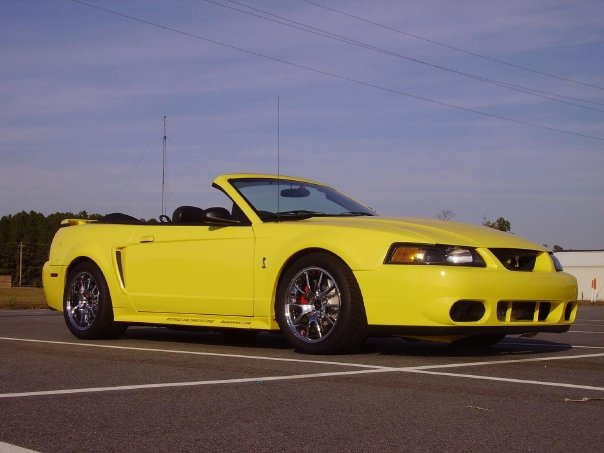 a new edge ford mustang cobra convertible
