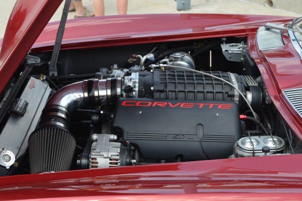 5.7L LS1 corvette engine in a c2 Sting Ray