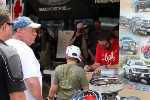 rutledge wood signing autographs for fans
