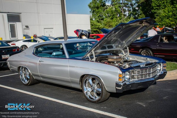 second gen chevy chevelle silver fastback coupe