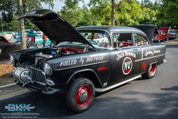 1955 chevy gasser hot rod coupe