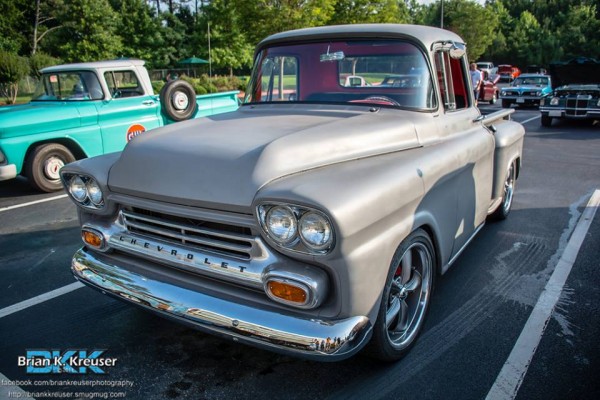 Vintage Chevy Truck at a car show