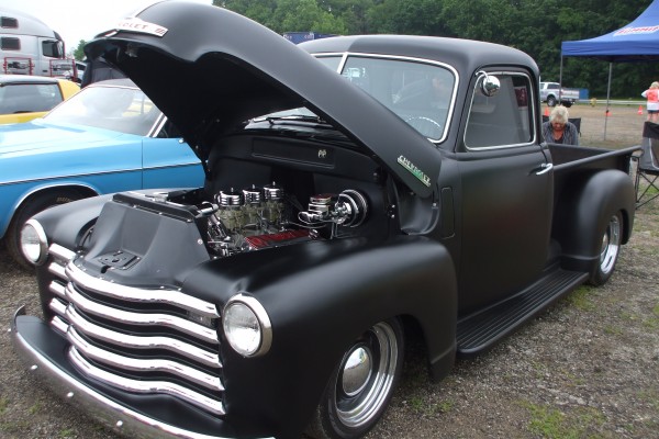 chevy 3100 with tri power v8 engine