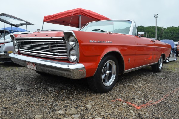 red ford galaxie 500 convertible custom