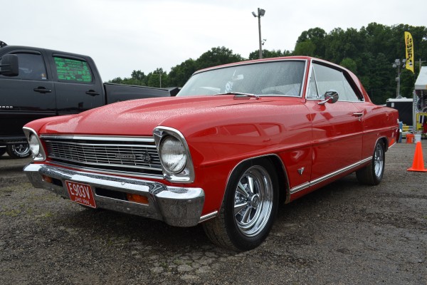 lowered 1966 chevy nova 2 with cragar s/s wheels