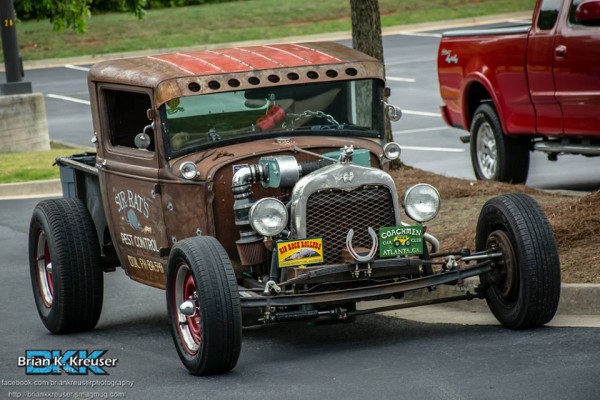 vintage ford rat rod truck