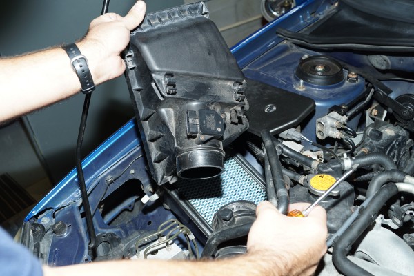 removing the air filter housing for a subaru wrx engine