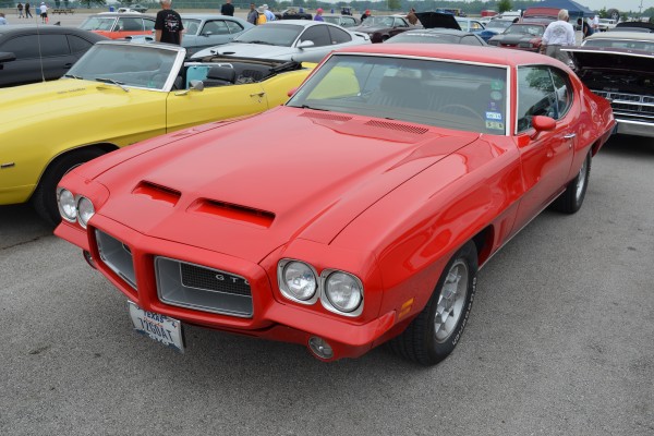 1972 second gen red Pontiac gto