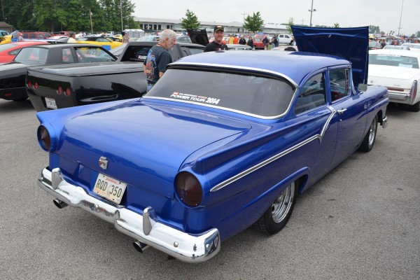 rear view of a 1950s era ford fairlane