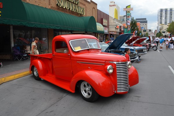 vintage custom hot rod pickup truck at 2014 Hot August Nights in Reno, NV